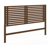 IDMarket - Cabecero de cama con patas AVA (160 cm, madera envejecida)