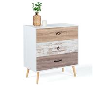 IDMarket - Cómoda 3 cajones Bahia 75 cm escandinavo