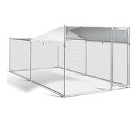 IDMarket - Enclos Bogotá 8 m² Parque de malla 2x4x1,6 M Acero galvanizado con red