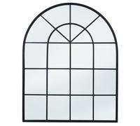 IDMarket - Espejo de cristal con arco de diseño industrial 80 x 100 cm