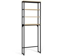 IDMarket - Estantería para inodoro con 4 estantes, diseño industrial