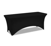 IDMarket - Funda para mesa plegable (180 cm), color negro