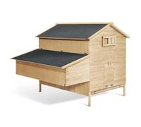 IDMarket - Gallinero Chalet XXL para Gallinas con nido de madera