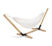IDMarket - Hamaca con soporte madera y tela cruda Tahití