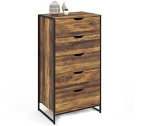 IDMarket Hawkins - Chifón de 5 cajones (60 cm), diseño industrial