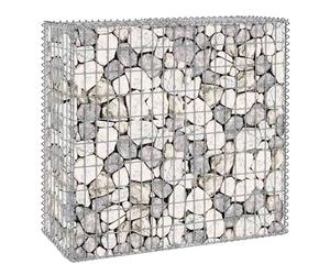 IDMarket - Juego de 2 gaviones para piedra (100 x 30 x 80 cm)