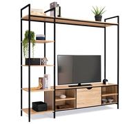 IDMarket - Juego de mueble para TV (170 cm), diseño industrial
