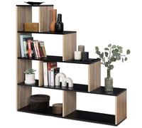 IDMarket - Librería escalera Lina madera de haya y negro