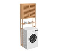 IDMarket - Mueble estante superior WC armario bambú BEA