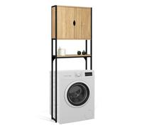 IDMarket - Mueble estante superior WC armario DETROIT diseño industrial