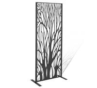 IDMarket - Panel decorativo universal, 50 cm x 150 cm, Metal, Gris