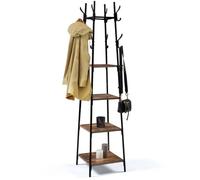 IDMarket - Perchero TIANO de diseño industrial, barra para colgar ropa