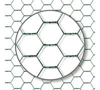 IDMarket - Recinto gallinero 3 m² Parque de malla 2,20x1,4 M Acero galvanizado
