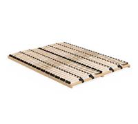 IDMarket - Somier de láminas ajustables - 5 zonas de confort 140 x 190 cm