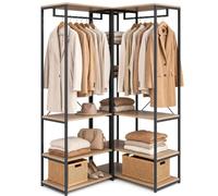 IDMarket - Vestidor modulable XXL L. 150 cm Detroit Diseño Industrial