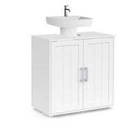 IDMarket Waldo - Mueble bajo lavabo para cuarto de baño, madera, color blanco
