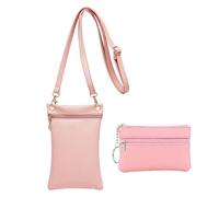 IDNVFY 1 Bolso De Cuerpo Cruzado Y 1 Bolso Breve De Monedas, Bolso De Hombro Simple, Tapa De Mini -Short, Bolsa De Cuerpo De Mujeres, Puede Mantener Dinero, Monedas Y Tarjetas.