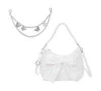 IDNVFY 1 Trozo De Bolsa De Arco Retro Y Cadena De Bolsillo De 1 Parte, Bolso De Cuerpo Cruzado Elee Y Simple, Bolso De Chicas Dulces, Bolso Retro.