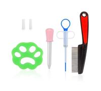 IDNVFY 2 Piezas De Alimentadores Médicos, 1 Pieza De Pegatina para El Cabello, 1 Pieza De Peine, Donante Médico, Rollo De Depilación, Peine De Extracción De Piojos De Mascotas.