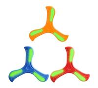 IDNVFY 3 Piezas De Boomerang Brillante, Diversión De Dibujos Animados Frisbee, Juguetes Deportivos Al Aire Libre, Juguetes Interactivos para Padres E Hijos.