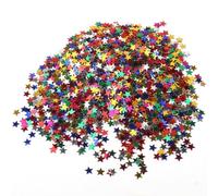 IDNVFY 6000 Piezas De Estrellas De Color Mixto, Confeti De Lentejuelas, Confeti Decorativo del Escritorio, Confeti Decorativo, Accesorios para Fiestas.