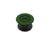 Ido a Cazar Volver Pronto IR Pescar Hombre Divertido al PopSockets PopGrip Adhesivo