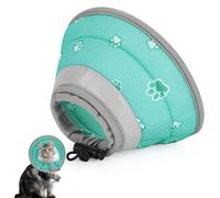 IDOGCHEW Collar de Cono de recuperación para Gatos, Cono de vergüenza, Ajustable, Suave, para Gatos, Perros pequeños, Mascotas después de la cirugía, Conos isabelinos Ligeros para Gatos, Gatitos,