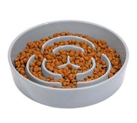 IDOGCHEW Comedero Lento para Perros de Cerámica, Cuenco Antiahogo con Diseño Laberinto, Pesado y Antideslizante, Apto Lavavajillas, para Cachorros y Perros Pequeño Mediano Grande
