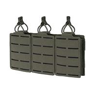 IDOGEAR Bolsa Táctica Molle Bolsas de Revistas LSR 5,56 mm Portador de Revistas de Rifle Airsoft Militar Corte Láser Triple Bolsa de Herramientas Prácticas (Ranger Green)