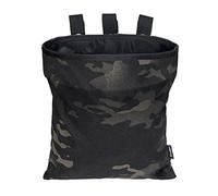 IDOGEAR Bolsas Tácticas Molle Bolsa de Descarga Bolsas de Revistas con Cordón Plegables Bolsa de Descarga Plegable de Utilidad Bolsa de Cintura (Multi-camo Black)