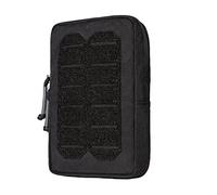 IDOGEAR Bolsas Tácticas Molle Multiusos Bandolera Pequeña EDC Bolsa de Utilidad Organizador de administración (Black)