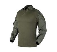 IDOGEAR Camisa de Combate G3 para Hombre con Coderas, Camisas rápidas de 1/4 con Cremallera de Manga Larga, Ropa táctica Militar Airsoft con Bolsillos (Ranger Green, XX-Large)