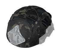 IDOGEAR Funda de Casco Táctico para Team Wendy Helmet Contrapeso Bolsa de batería, para Wendy Helmet Talla M/L y L/XL, Nailon 500D (Medium for M/L Fast Helmets, Camo Black)