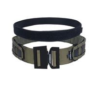 IDOGEAR Molle Battle Belt 2 pulgadas de liberación rápida Rigger Cinturón de combate con 1,5 pulgadas de gancho interior del cinturón y el bucle (L, Verde Ranger)