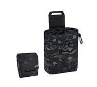 IDOGEAR Molle Bolsa de Descarga Bolsas Tácticas Bolsas Magnéticas Enrollables con Cordón Plegables de Batalla Chaleco Mochila Portadora de Placas Utilidad Bolsa (Camo Black)