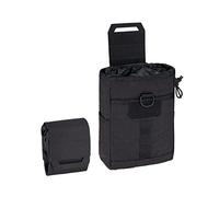 IDOGEAR Molle Bolsa de Descarga Bolsas Tácticas Bolsas Magnéticas Enrollables con Cordón Plegables de Batalla Chaleco Mochila Portadora de Placas Utilidad Bolsa (Black)