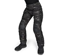 IDOGEAR - Pantalón de Combate G3 con Rodilleras para Hombre, con Multi-Camo táctica, Multi-Camo Negro, L