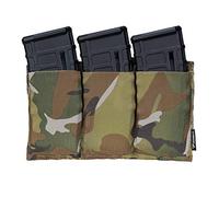 IDOGEAR Triple mag Pouch Cargador Molle Elástico Porta Cargadores Open-Top para M4/M16/AR/AK Rifle Magazines (Multi-Camo)
