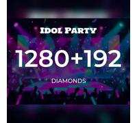 Idol Party - 1280 + 192 extra diamonds Direct Top-Up - GLOBAL