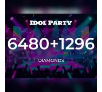 Idol Party - 6480 + 1296 extra diamonds Direct Top-Up - GLOBAL