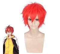 IDOLiSH7 NANASE RIKU Cosplay Peluca Pelo sintético corto y esponjoso en capas para adultos Juego de roles Halloween + Peluca Cap PL-656