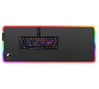 IDOR STORE Teclado para juegos con diseño italiano Combo ratón Teclado para juegos USB retroiluminado con retroiluminación RGB + Alfombrilla de ratón RGB XXL para juegos Gaming PAD