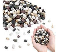 Idota Piedras decorativas de 1 kg, 6 - 9 mm, piedras pulidas, piedras | Piedras de río para jarrones de jardín maceta suculenta acuario (varios colores)
