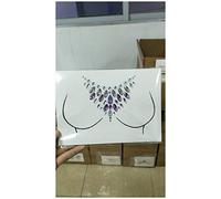 IDOTSEZU Pegatinas Sombras de Ojos Pegatina Tatuaje Temporal Cara Cofre Joyas Cristal Gemas Festival Partido Pegatinas Pegatinas Sombra de Ojos Pegatina(6)