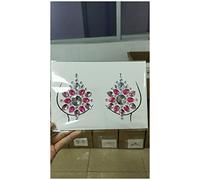 IDOTSEZU Pegatinas Sombras de Ojos Pegatina Tatuaje Temporal Cara Cofre Joyas Cristal Gemas Festival Partido Pegatinas Pegatinas Sombra de Ojos Pegatina(7)