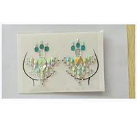 IDOTSEZU Pegatinas Sombras de Ojos Pegatina Tatuaje Temporal Cara Cofre Joyas Cristal Gemas Festival Partido Pegatinas Pegatinas Sombra de Ojos Pegatina(1)