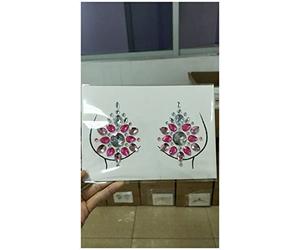 IDOTSEZU Pegatinas Sombras de Ojos Pegatina Tatuaje Temporal Cara Cofre Joyas Cristal Gemas Festival Partido Pegatinas Pegatinas Sombra de Ojos Pegatina(7)