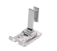 idovy ® - Prensatelas Articulado Satén de 7 mm Transparente para Máquinas de Coser Domésticas de Caña Alta Sigma 2000, Alfa 108, 109 y más.