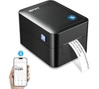 iDPRT Etiquetadora, impresora térmica de códigos de barras sin consumibles, conexión Bluetooth y USB, velocidad de 140 piezas/min, aplicación personalizable, soporta varios tamaños de 1 a 3.15