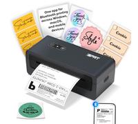 iDPRT Impresora térmica de etiquetas de envío 4x6 con Bluetooth para pequeñas empresas y paquete de envío, compatible con Android, iPhone, Windows, macOS, ampliamente utilizada para Amazon, Shopify